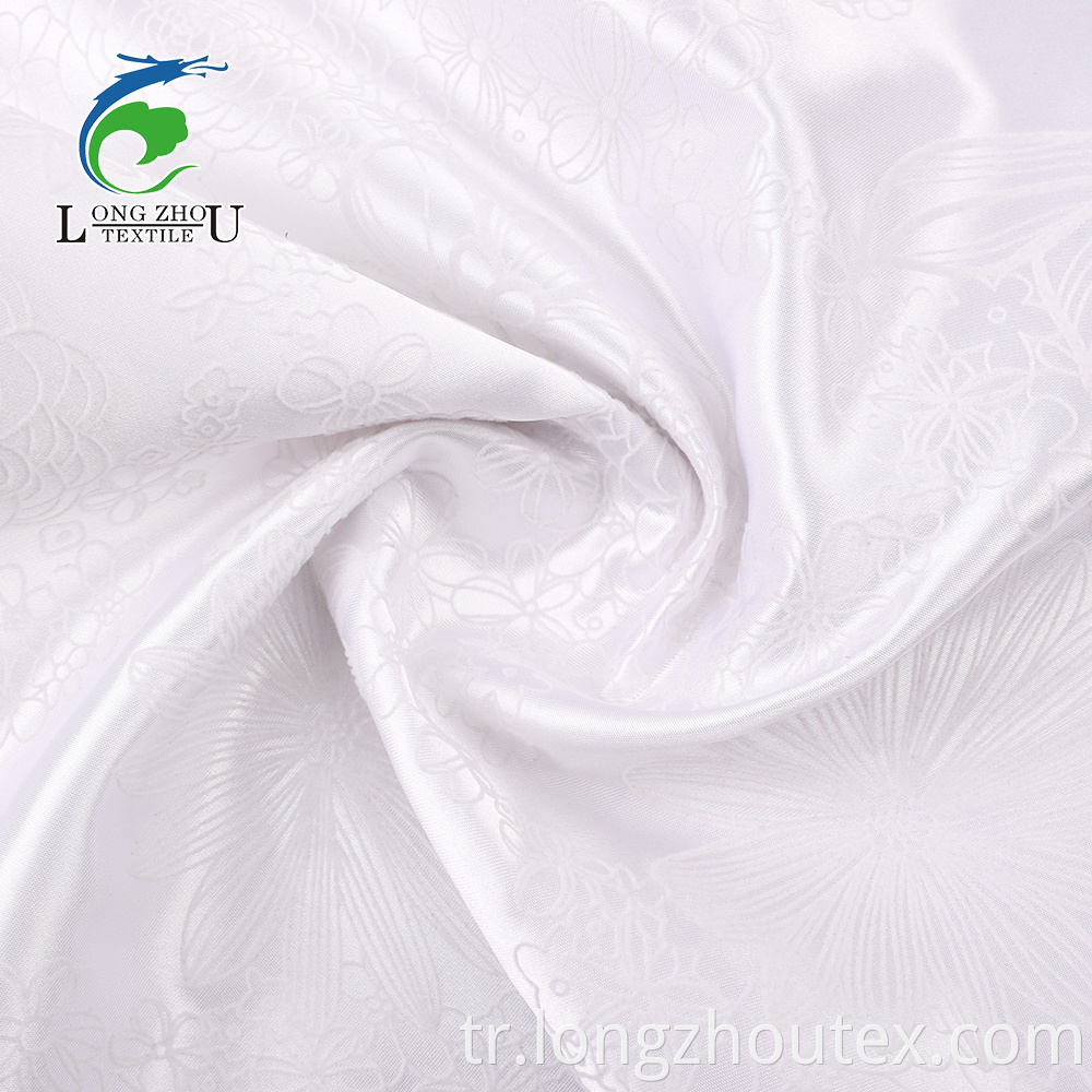 Flocked Polyester Satin Dull Fabric